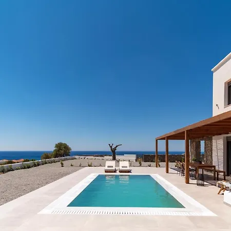 Terra D'Oro Sea View Villa With Private Pool Kiotari Exterior foto