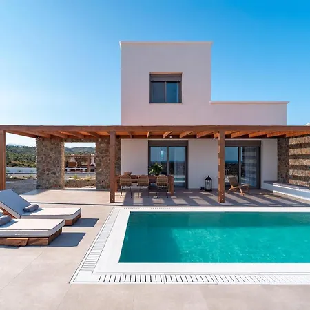 Terra D'Oro Sea View Villa With Private Pool Kiotari Exterior foto
