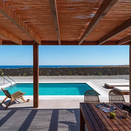 Terra D'Oro Sea View Villa With Private Pool Kiotari Exterior foto